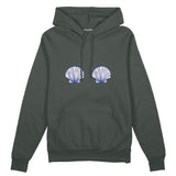 Nice Shells Oversize Hoodie Antrasit Ön