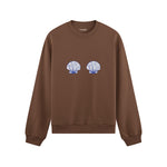 Nice Shells Oversize Sweatshirt Kahverengi Ön