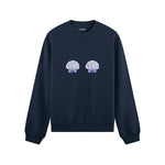 Nice Shells Oversize Sweatshirt Lacivert Ön