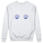 Nice Shells Sweatshirt Beyaz Ön