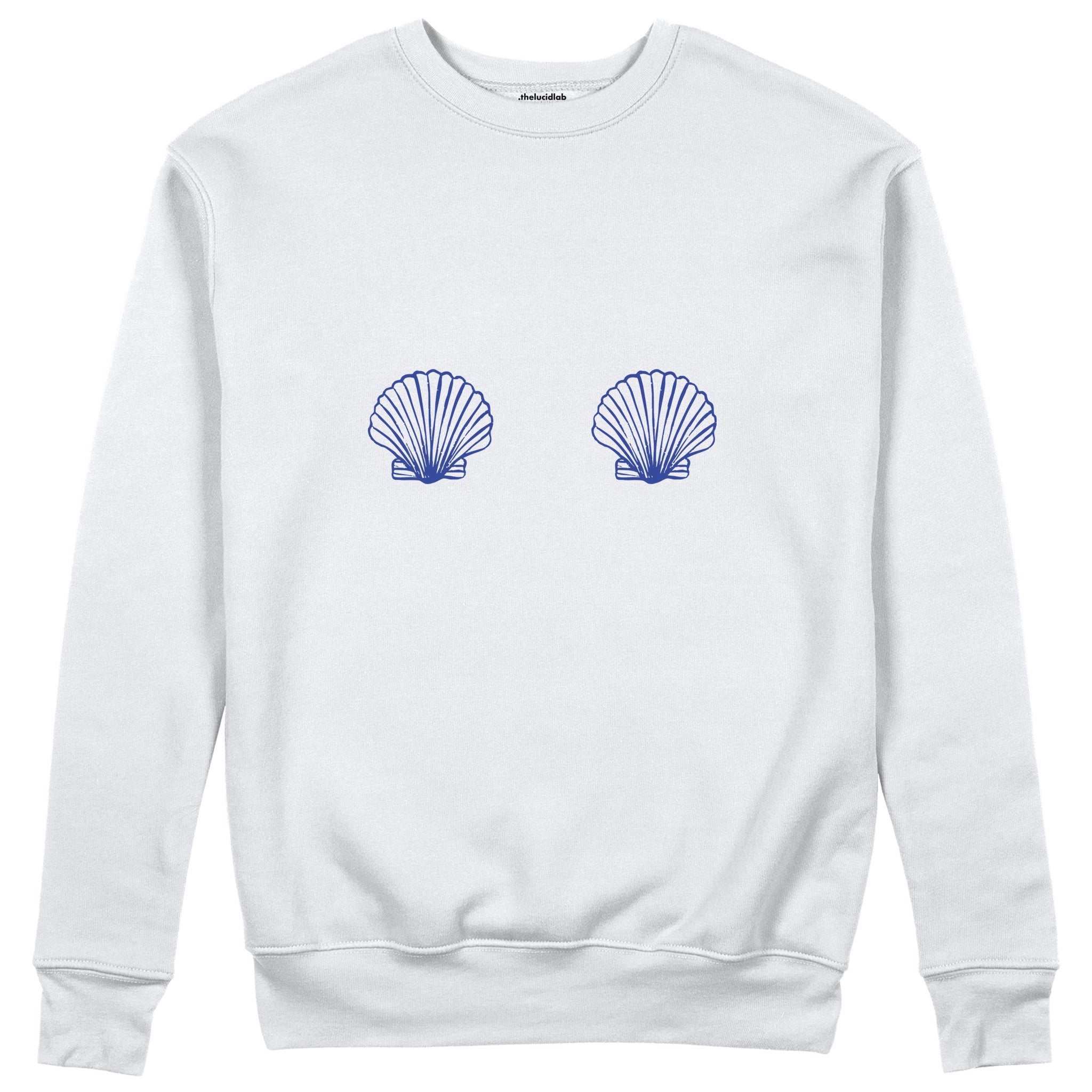 Nice Shells Sweatshirt Beyaz Ön