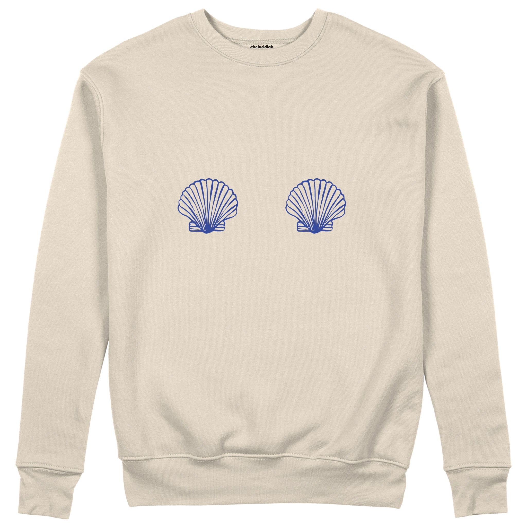 Nice Shells Sweatshirt Bej Ön