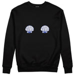 Nice Shells Sweatshirt Siyah Ön