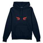 Nice Shrimps Oversize Hoodie Lacivert Ön