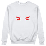 Nice Shrimps Sweatshirt Beyaz Ön