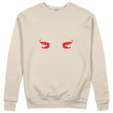 Nice Shrimps Sweatshirt Bej Ön