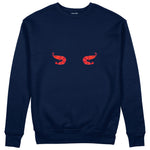 Nice Shrimps Sweatshirt Lacivert Ön