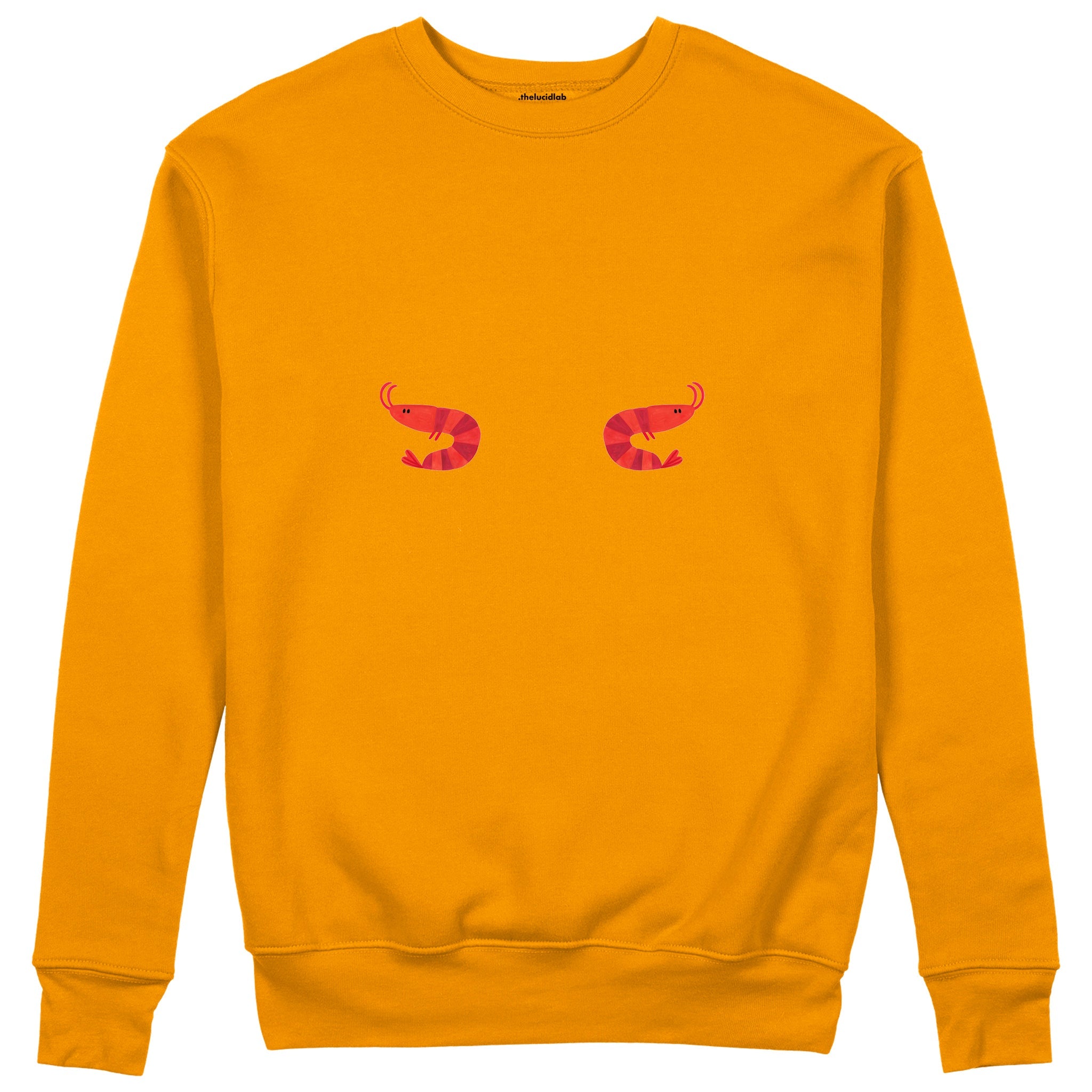 Nice Shrimps Sweatshirt Turuncu Ön