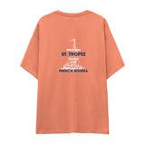 Saint Tropez Sailing Club Oversize Tişört