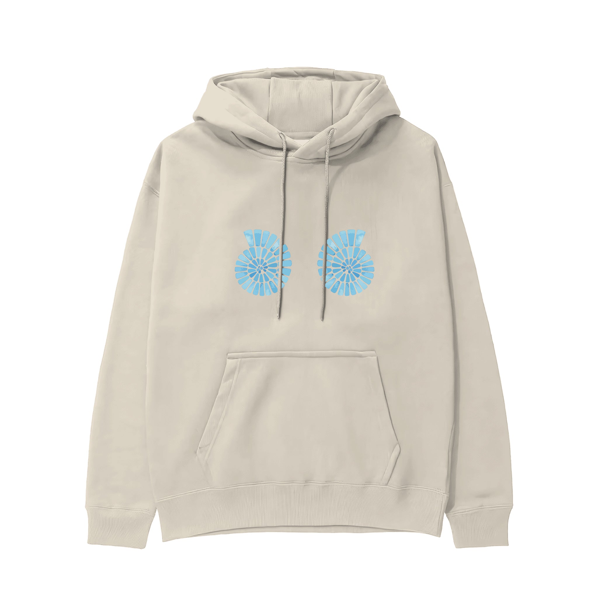 Shell Yeah Hoodie Krem Ön