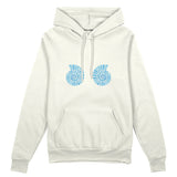 Shell Yeah Oversize Hoodie Beyaz Ön