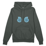 Shell Yeah Oversize Hoodie Antrasit Ön