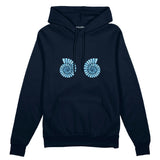 Shell Yeah Oversize Hoodie Lacivert Ön