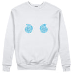 Shell Yeah Sweatshirt Beyaz Ön