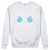 Shell Yeah Sweatshirt Beyaz Ön