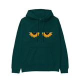 Sunny Side Up Hoodie Koyu Yeşil Ön