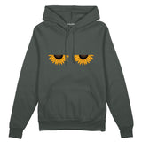 Sunny Side Up Oversize Hoodie Antrasit Ön
