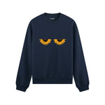 Sunny Side Up Oversize Sweatshirt Lacivert Ön