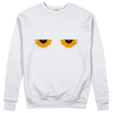 Sunny Side Up Sweatshirt Beyaz Ön