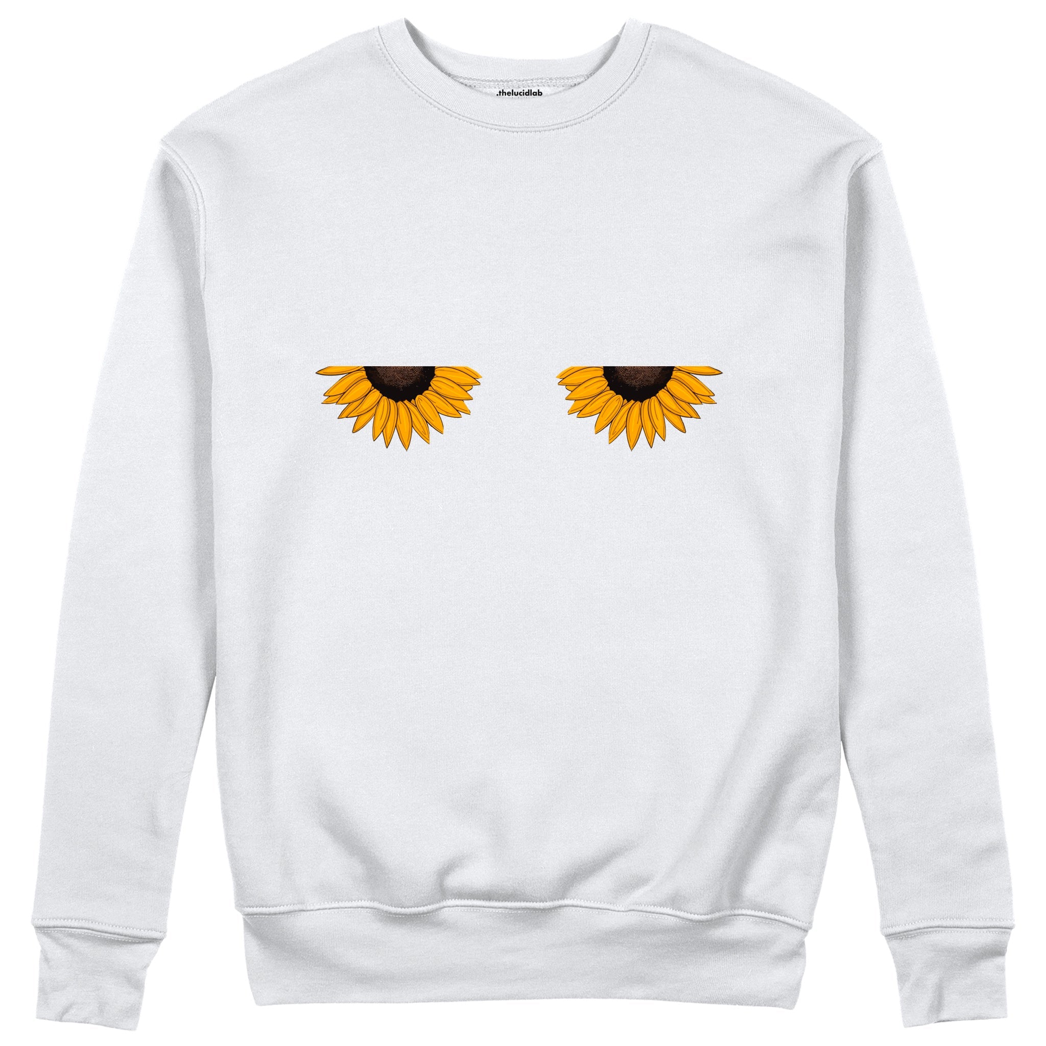 Sunny Side Up Sweatshirt Beyaz Ön