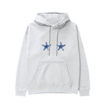 Two Stars Up Hoodie Beyaz Ön