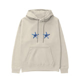 Two Stars Up Hoodie Krem Ön