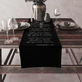 Eskisi Gibi Siyah - Şiir Runner Örtü