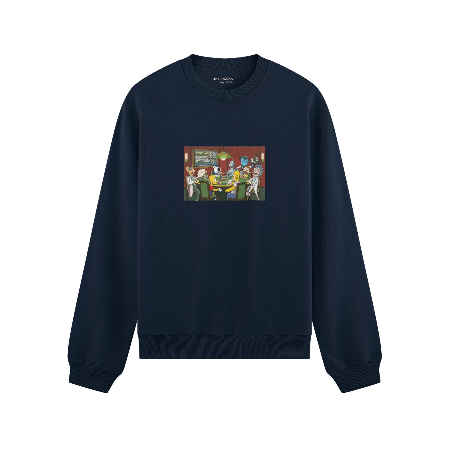 Champions League Poker Oversize Sweatshirt