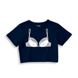 Noir Seduce Crop Tişört