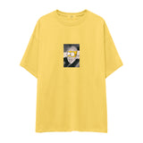 Albert Einstein / Homer Simpson Oversize Tişört