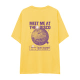 Meet Me At The Disco Oversize Tişört
