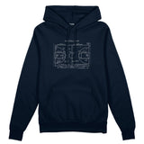 Basketball Court Oversize Hoodie