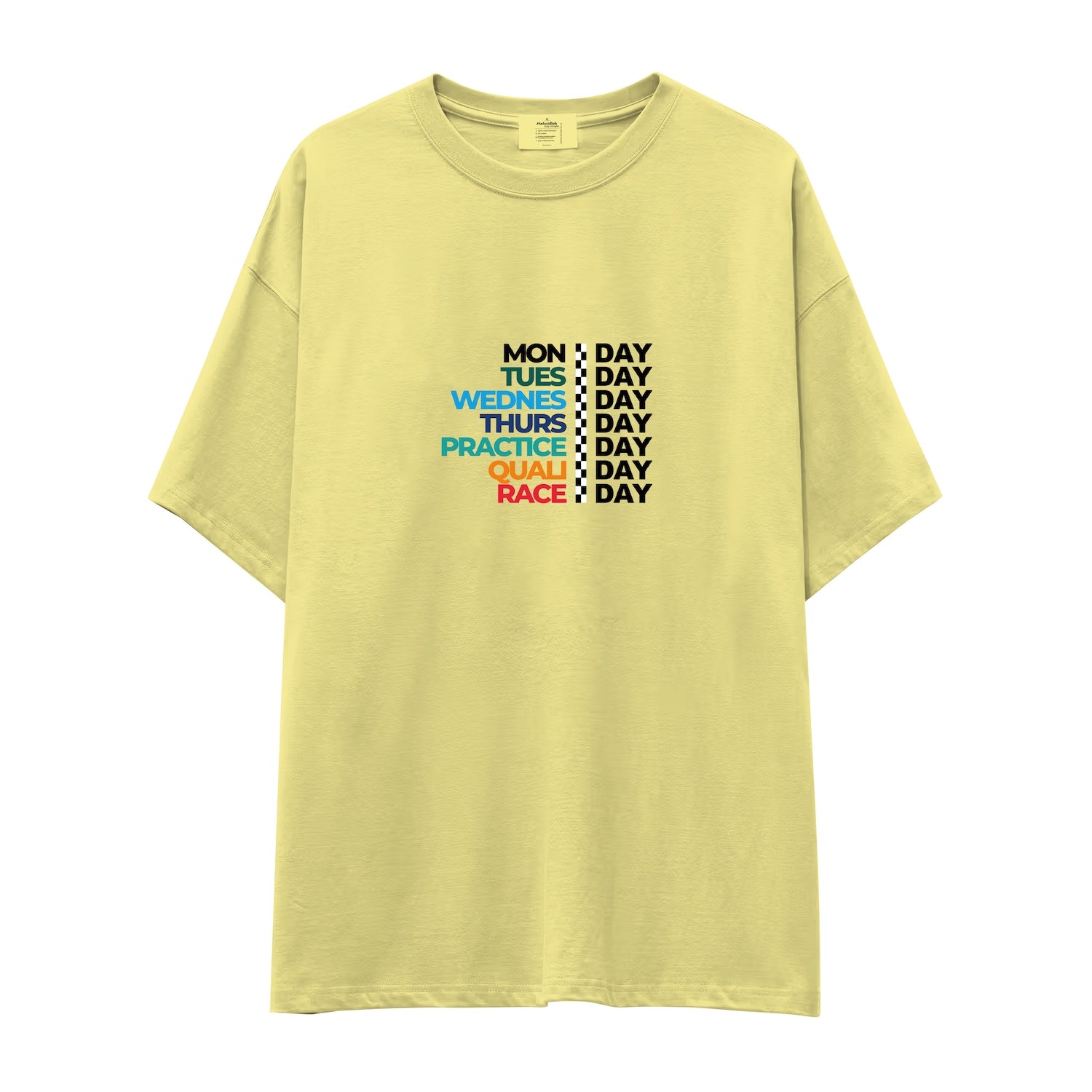 Formula 1 / Week Days Oversize Tişört