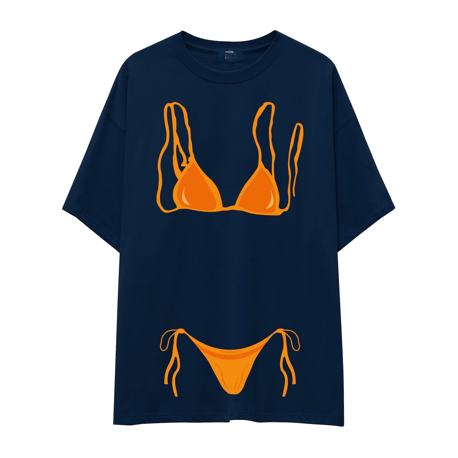 Orange Bikini Oversize Tişört