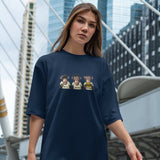 Diplomatic Monkeys Oversize Tişört