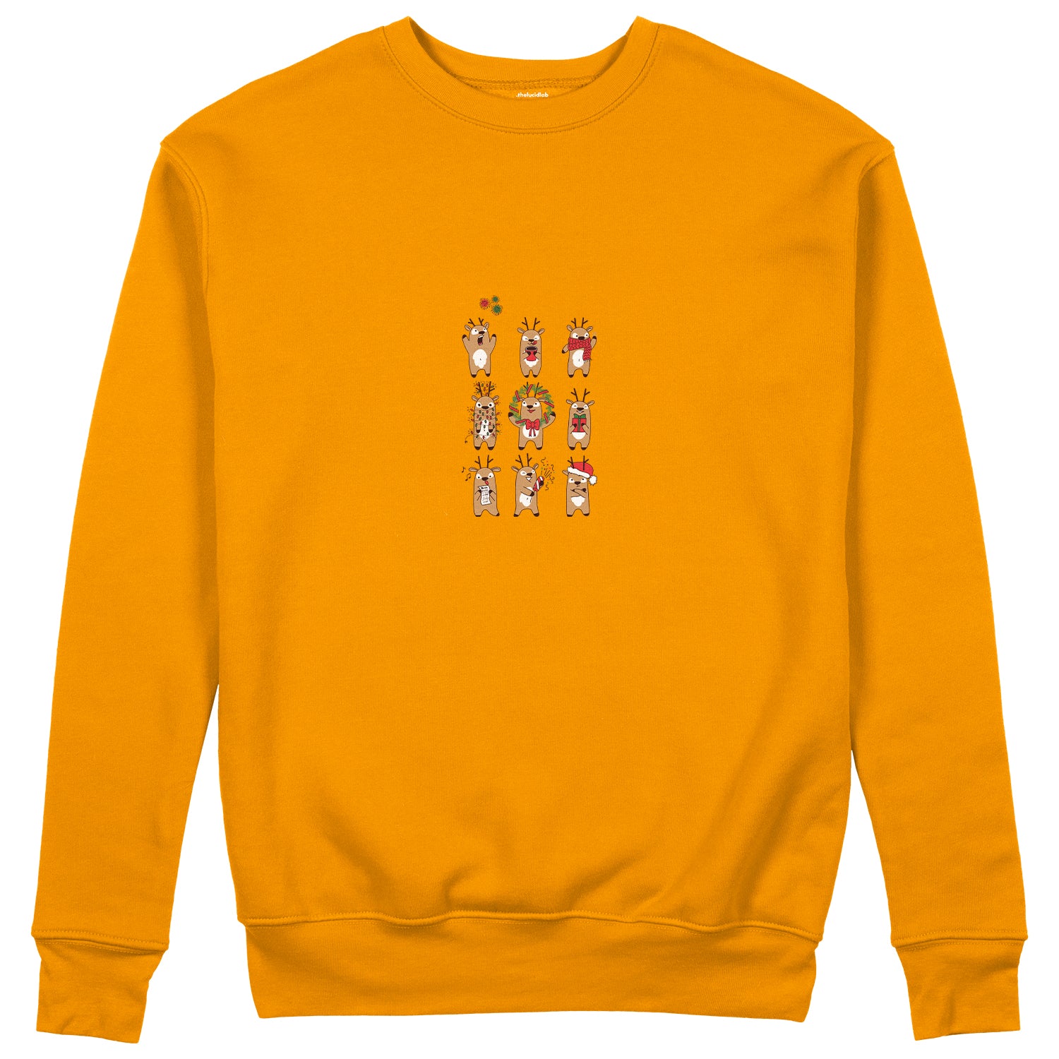 Christmas Reindeer Crew Sweatshirt