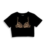 Noir Seduce – Leopard Crop Tişört