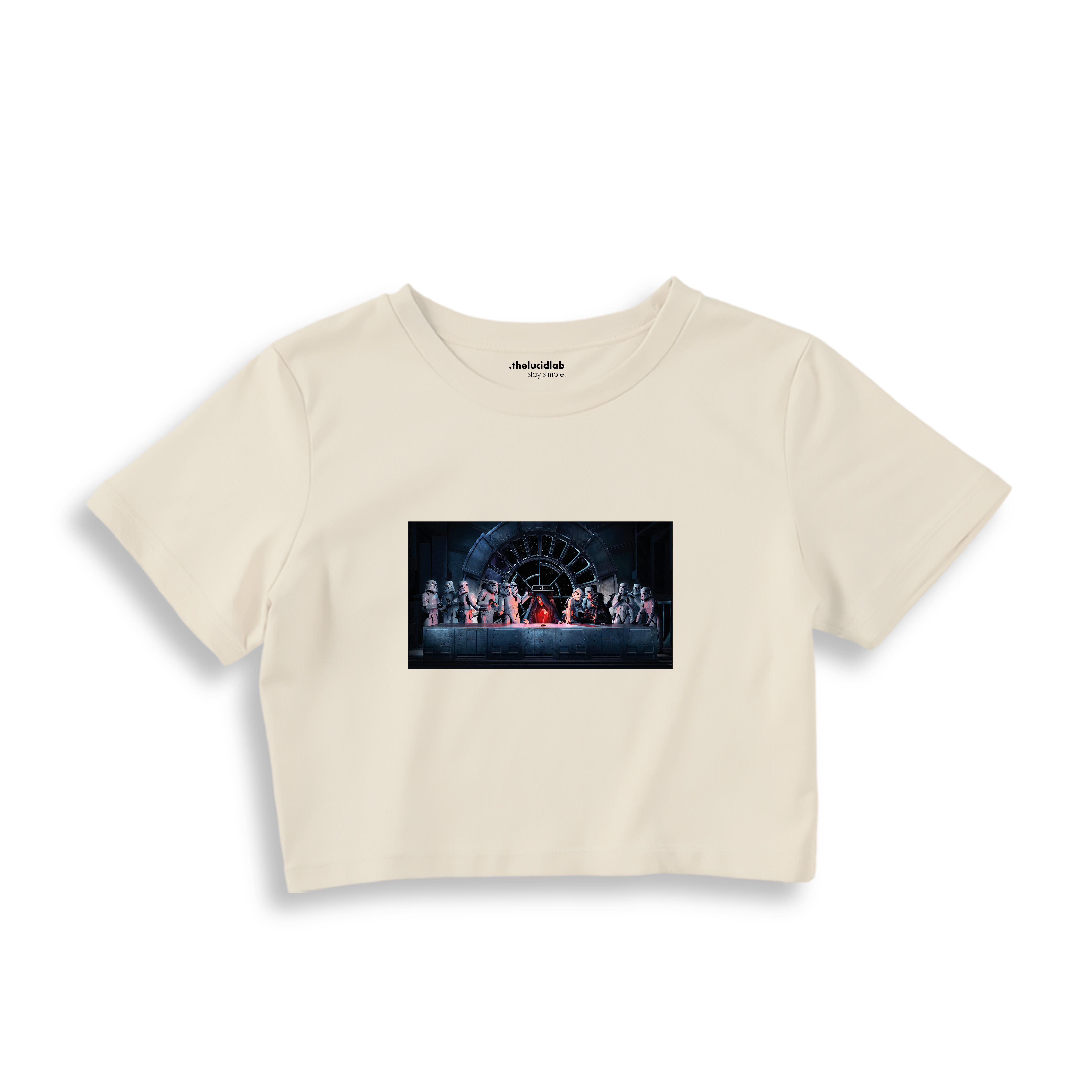 Star Wars Last Supper Crop Tişört