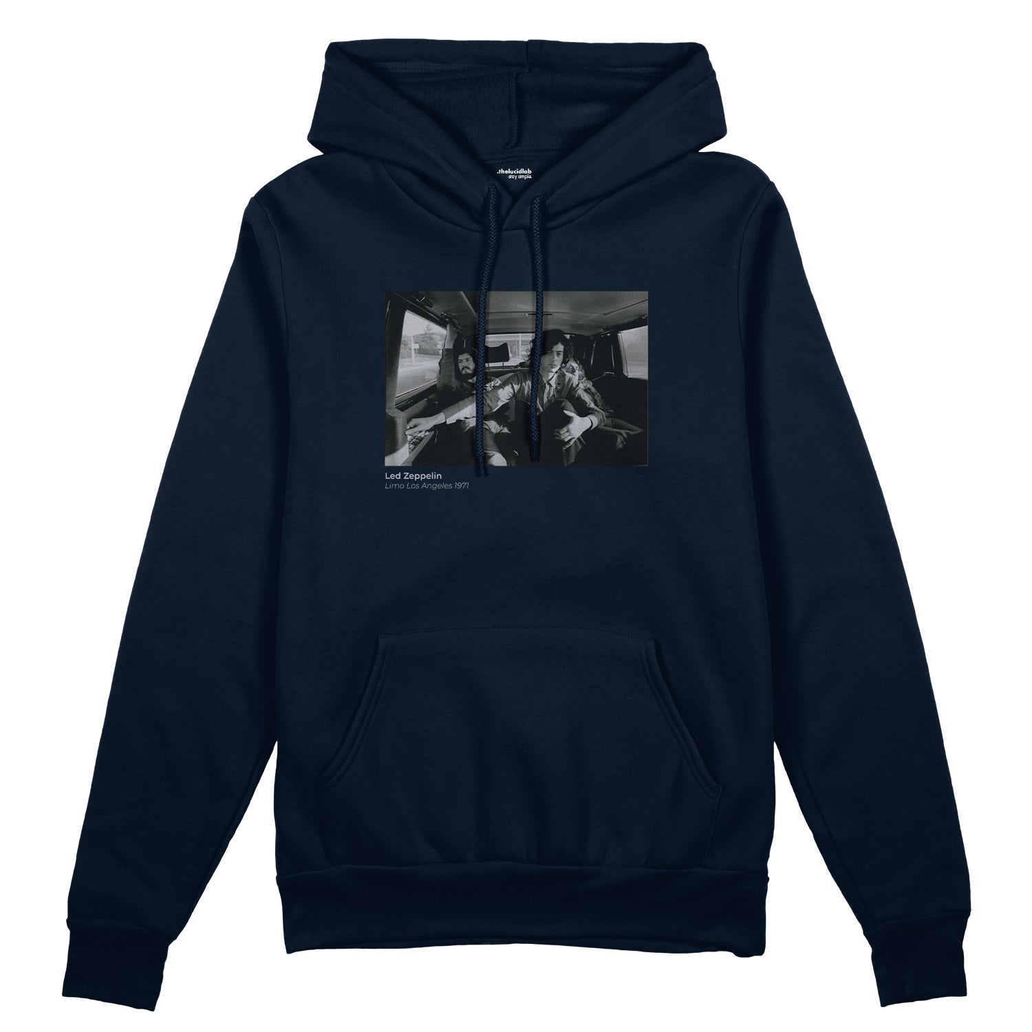 Led Zeppelin Limo Los Angeles 1971 Oversize Hoodie