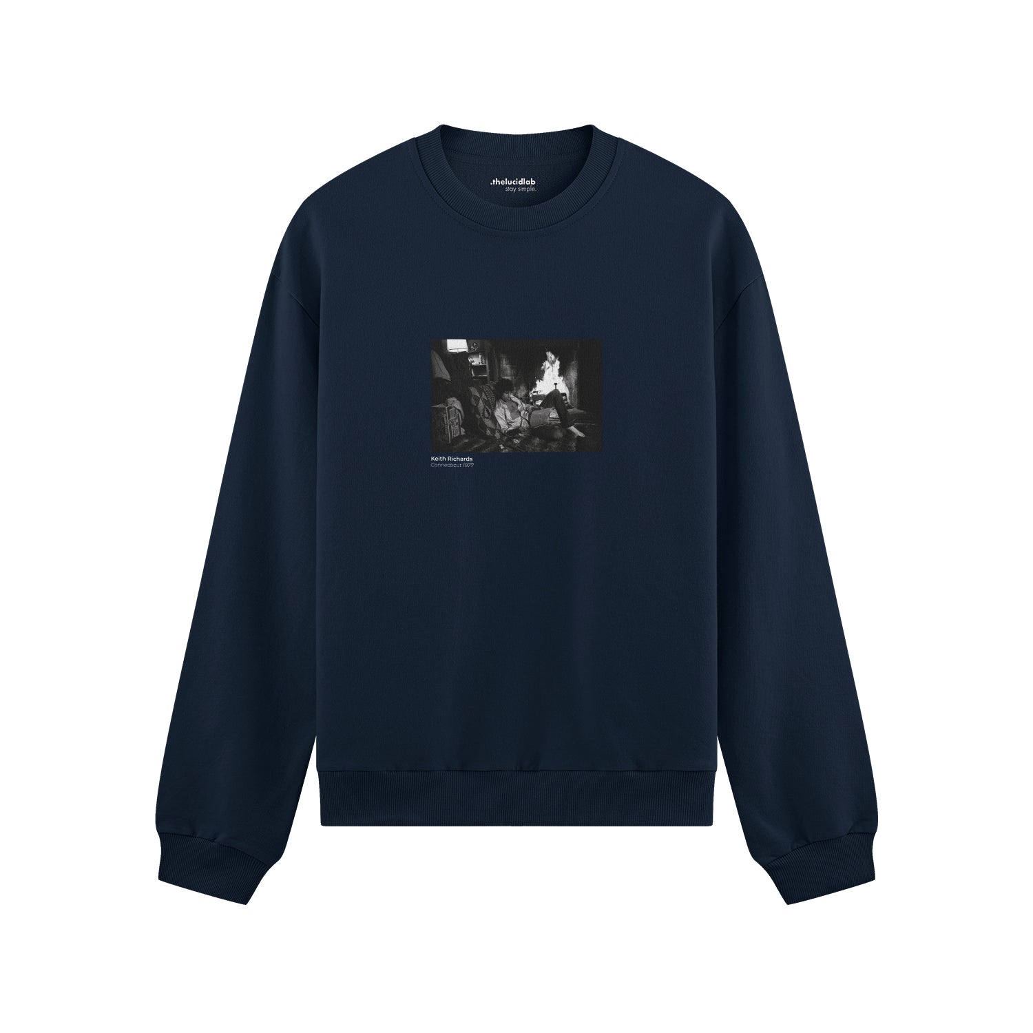 Keith Richards Connecticut 1977 Oversize Sweatshirt