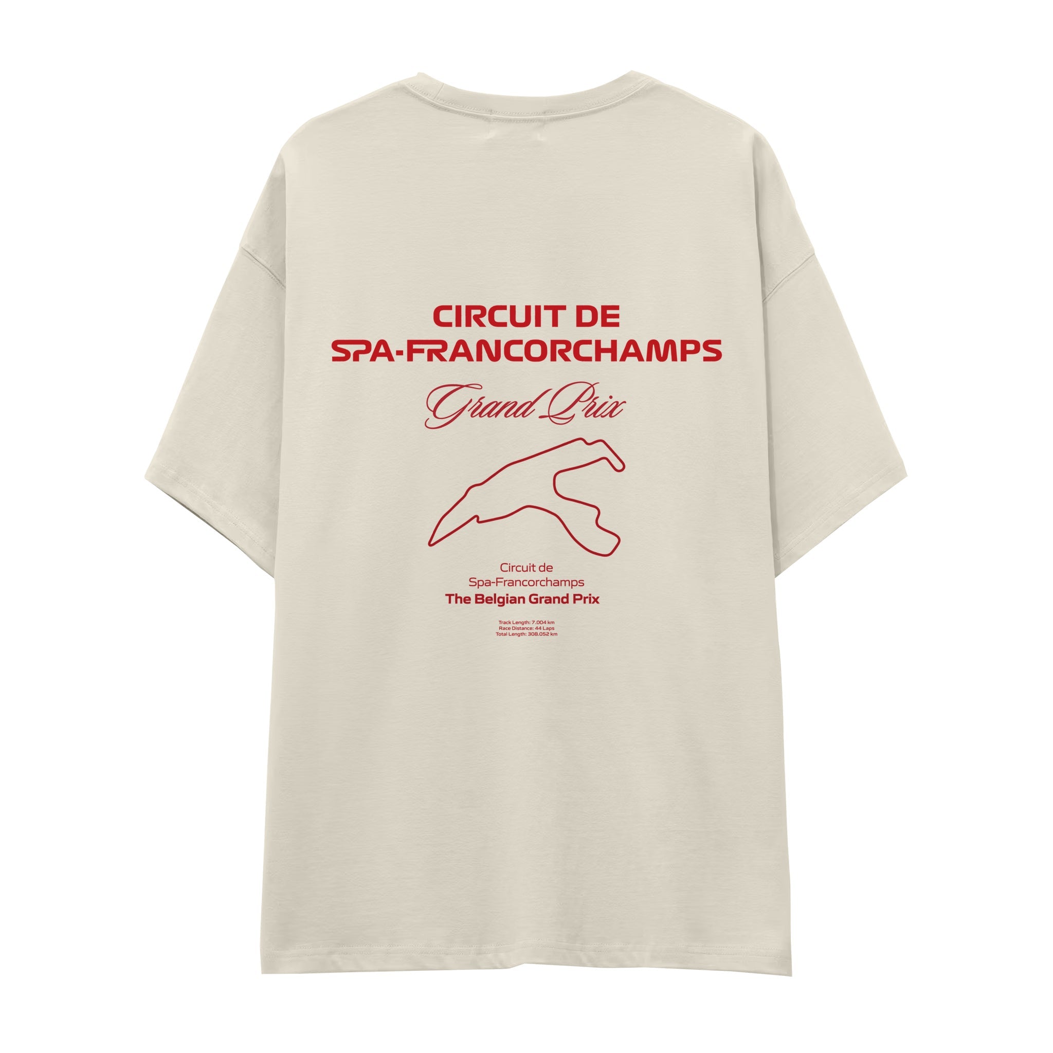 Spa-Francorchamps Grand Prix Oversize Tişört