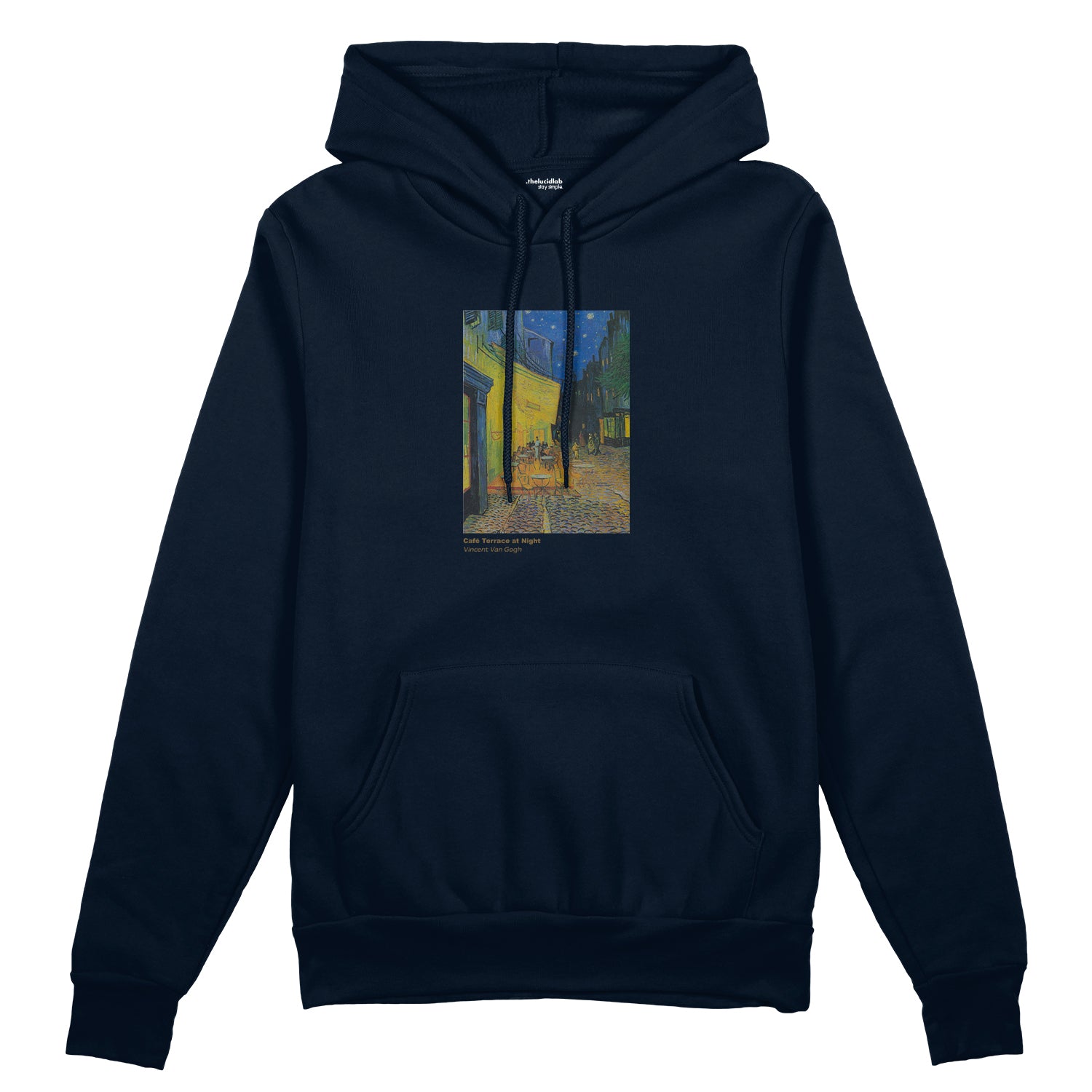 Café Terrace at Night Oversize Hoodie