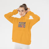 Color Study, Squares With Concentric Circles Hoodie