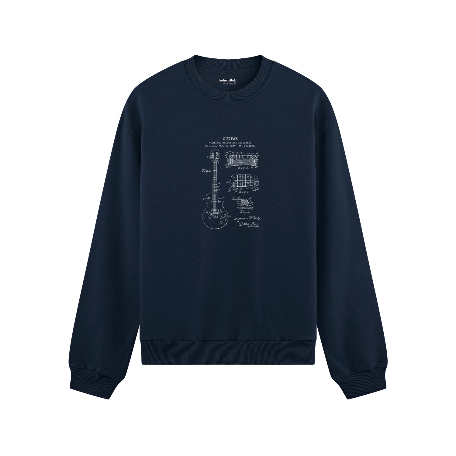 Gibson Les Paul Gitar Oversize Sweatshirt