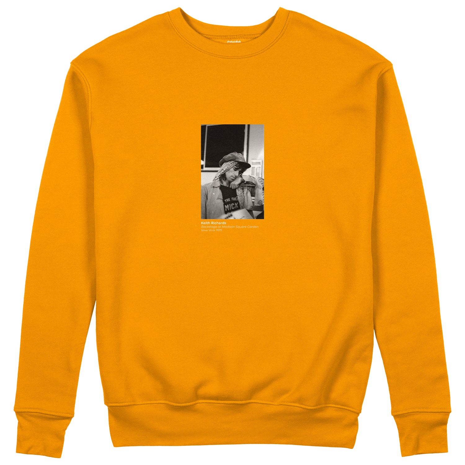 Keith Richards backstage at Madison Square Garden New York 1975 Sweatshirt