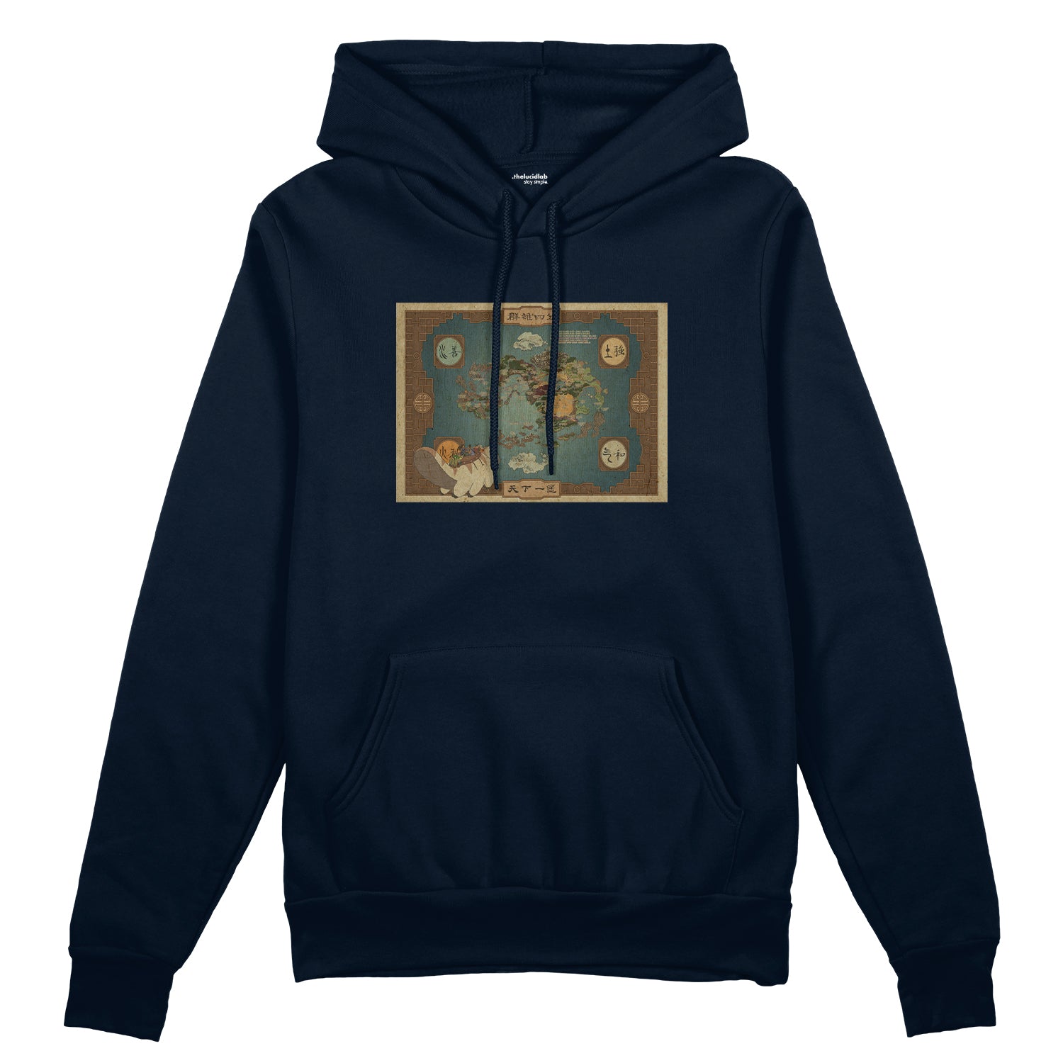 Avatar The Last Airbender Map Oversize Hoodie