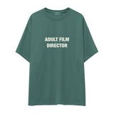 Adult Film Director Oversize Tişört