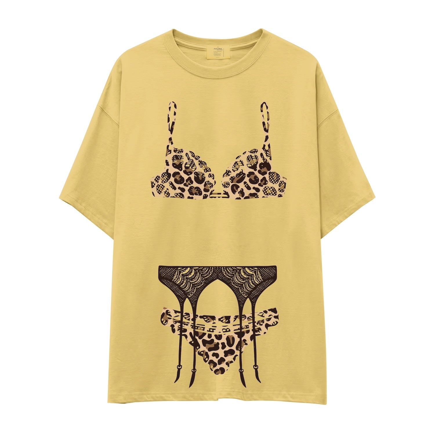 Noir Seduce – Leopard Oversize Tişört