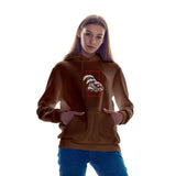 Perspektif Kanagawa Dalgası Oversize Hoodie