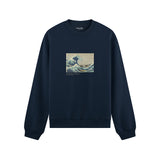 Kanagawa Oki Nami Ura Oversize Sweatshirt